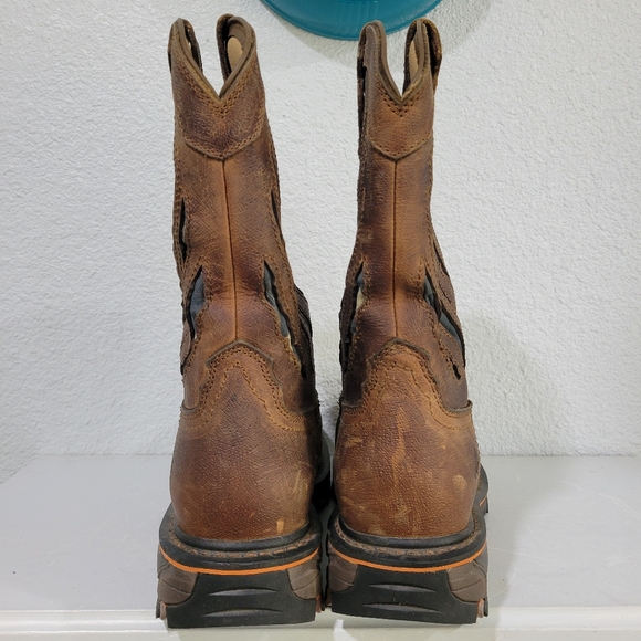 Cody James Men's Scratch American Flag Lite Performance Western Boots - Square T - Picture 5 of 8